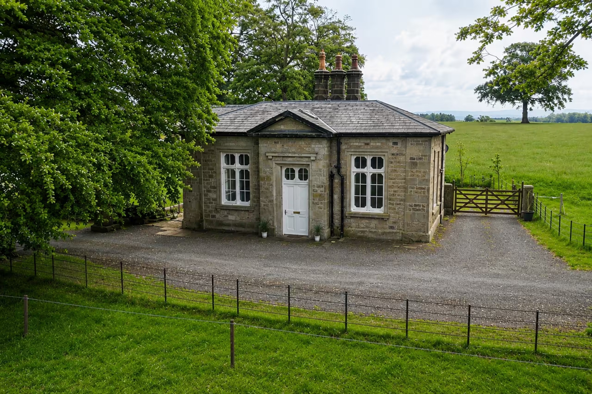 Front elevation of Summerfield Lodge